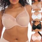 Elomi Morgan Bra Underwired Lace Full Cup Coverage Lace 4111 Lingerie DD to K