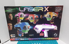 New Laser X Laser Tag Revolution Four Blaster Game 4 Player Pack Set Extras