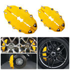 4x Universal Yellow Decor Car Disc Brake Caliper Covers Parts Brake Accessories (For: Hummer H1)