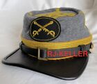 US American Civil War Confederate Calvary Field Grade Officers Hat Cap Kepi