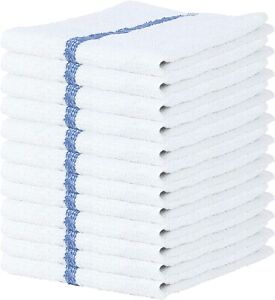 Bar Mop Towels 100% Cotton Kitchen Cleaning Towel Restaurant 16x19 Pack Of 12-24