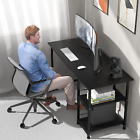 Office Home Desk with 2 Shelf for Writing Room, Large Operating Surface 55.2