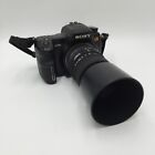 SONY ALPHA A700 CAMERA WITH SIGMA 55-200MM 1:4-5.6 DC WITH HOOD (EB1010626)
