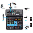 New ListingPro 4-Channel Studio Audio Mixer Bluetooth USB DJ Live Sound Mixing Console new