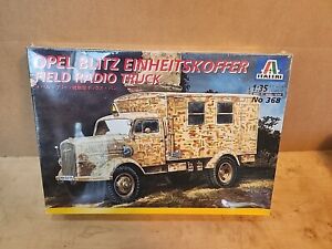 Italeri 368 Opel Blitz Einheitskoffer Field Radio Truck 1/35 Scale Model Kit