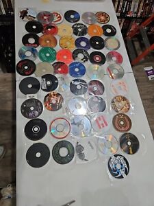 LOT of 52 Loose Music Cds (Discs Only) Random Assorted Wholesale CDs Bulk 🇺🇸