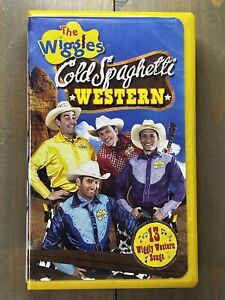 The Wiggles Cold Spaghetti Western (VHS, 2004) Yellow Clamshell Pre-owned Tested