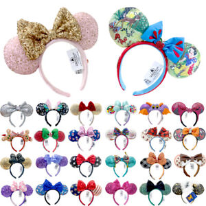100+ Styles Minnie Mouse Ears Loungefly Christmas Bow Disney Parks Headband