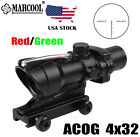 ACOG 4X32 Red / Green Fiber Optics Tactical Reticle Hunting Rifle Scope Sight
