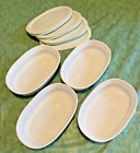 Set of  4 Corning Ware French White Oval Casserole Dishes F-15-B 15oz with Lids