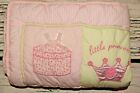 Lambs & Ivy Baby Bedding Quilt Green & Pink Little Princess Blanket Ballerina