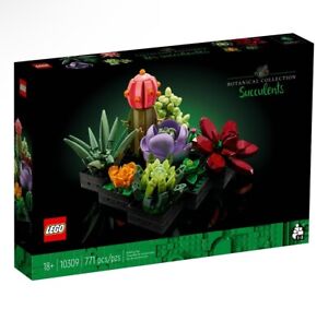 Lego Icons Succulents 10309 Artificial Plants Set for Adults, Home Decor, Birthd