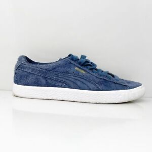 Puma Mens Suede VTG 385698-02 Blue Casual Shoes Sneakers Size 8