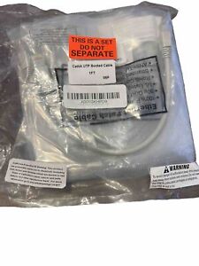 1Ft Cat6A UTP Booted Cable - 10pk - NEW
