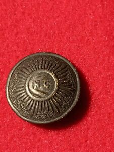 New ListingCivil War Confederate North Carolina Sunburst Button With Shank