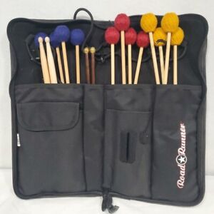 New ListingSmith Mallets Yarn Wrapped Lot Road Runner Case Vic Firth M11 Marimba Bells