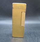 Vintage Dunhill Rollagas Gold Plated Lighter Barley Pattern   #4
