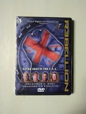 WWF Rebellion 2001 DVD SEALED WWE UK PPV OOP Wrestling