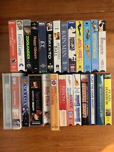 HUGE MIXED LOT of 26 VHS Tapes | Movies/Docs from 80s-90s-00s