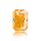 0.19 Carat Loose Orange Diamond Radiant SI1 GIA Certified Rare Fancy Gift