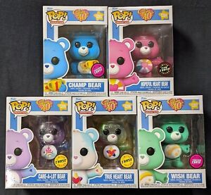 Funko Pop! Care Bears 40th Anniversary Chase Variants Lot: All 5 Chase Variants!