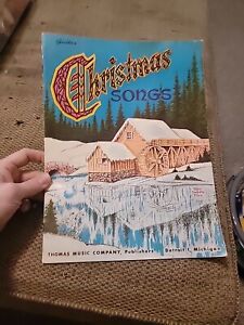 Vintage Christmas Carols Songs Music Sheet Sheet Detroit Michigan