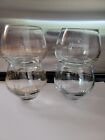 4 Hennessy Cognac Snifter Glasses 3 1/2