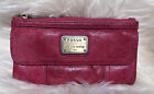 Fossil Women’s ‘Long Live Vintage 1954’ Soft Lamb Leather Wallet ￼~ Fuchsia Pink