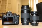 Canon Rebel T7 24.1MP DSLR Camera with 18-55 IS II And 75-300mm (3 LENSES)