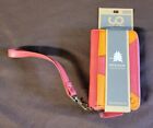 Iphone 5 / 5s / SE 1 Leather Case Wallet Wristlet Orange Pink LTD Edition Zip