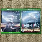 RESIDENT EVIL BUNDLE: RE 2, RE 3 Xbox One PREOWNED COMPLETE CIB TESTED