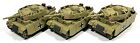 Lot of 3 German Panzer III Tank w/Side Skirts 1:72 Scale Built (unknown kits)