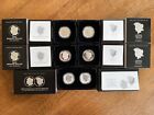 Morgan and Peace Dollar 2023 - 6 Coin Set - Uncirculated-Proof-Reverse Proof OGP