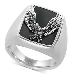 Fashion Eagle Jewelry 925 Silver Filled Ring Men/Women Party Ring Gift Sz 7-13