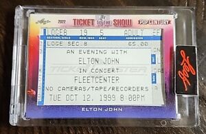 2022 Leaf Pop Century Elton John Ticket To The Show Used Stub #TS-405