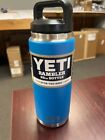 Yeti Rambler 26 oz Tahoe Blue Rambler Bottle Chug Handle Lid RARE Discontinued