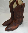 Mens DAN POST Vintage Brown Leather Cowboy Western Boots Size 11.5 D
