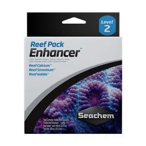 Reef Pack: Enhancer (3 x 100 ml) - Reef Calcium, Strontium, Iodide - Seachem
