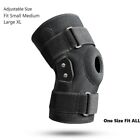 Hinged Knee Brace Compression Sleeve Joint Support Open Patella Stabilizer Wrap