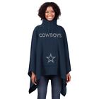 NFL Women's Rhinestone Fleece Poncho by Tony Gonzalez~ Dallas COWBOYS Medium