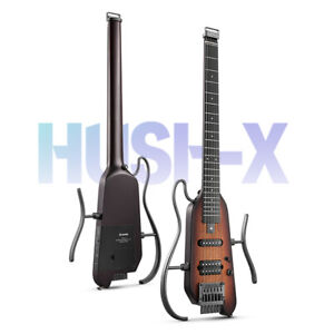 🎸 Donner HUSH-X Headless Electric Guitar Set Humbucker Single Coil HS Pickups