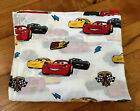 Disney Pixar Cars Kids Toddlers Flat Sheet Racing Flags Cotton-Poly