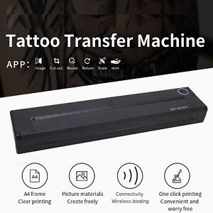 Tattoo Printer Machine Mini 2000mAh Wireless Thermal Tattoo Stencil Printer