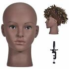 Afro Cosmetology Mannequin Head Bald Manikin head for Wigs  Assorted Colors