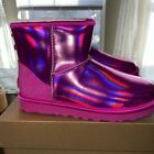 UGG Australia Classic Mini Iridescent Boots Pink DRG 1153532 Women's Size 7