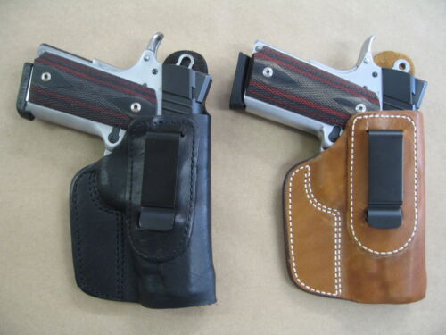 Azula Leather In The Waist IWB Concealment Holster CCW For..Choose Gun Color - B