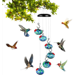 Charming Wind Chimes Hummingbird feeders Hanging Bird Seed for Outside Feeders