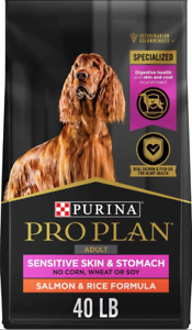 New ListingPurina Pro Plan Sensitive Skin & Stomach Salmon & Rice Formula Dry Dog Food 40lb