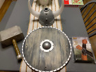 Thor/Viking Adult Costume Kit - Includes Shield, Helmet, Hammer, & Armor Cuffs !