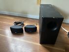 Bose Accoustimass 10 Series II Speaker System, 2 Small Bose Speakers W/ Cable.